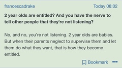 AIBU to want to live as far away as possible from other people’s badly brought up children?