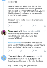 Supporting our lesbian sisters THREAD EDITED BY MNHQ AT OP'S REQUEST