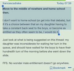 AIBU to want to live as far away as possible from other people’s badly brought up children?