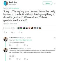 Fascinating tweets about JY’s waxing case. Read here. (cont. thread 2)