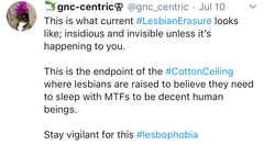 Supporting our lesbian sisters THREAD EDITED BY MNHQ AT OP'S REQUEST