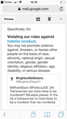 Brighton ReSisters suspended from Twitter