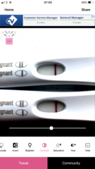 Faint positive or indent lines?