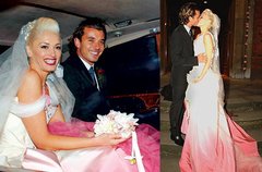 Celeb wedding dresses