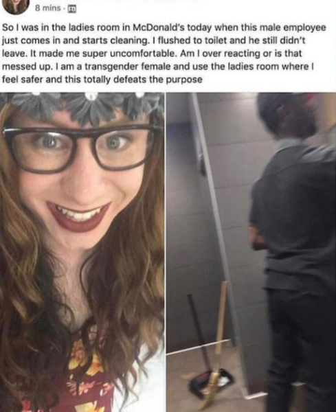 Taking a sword to the toilets