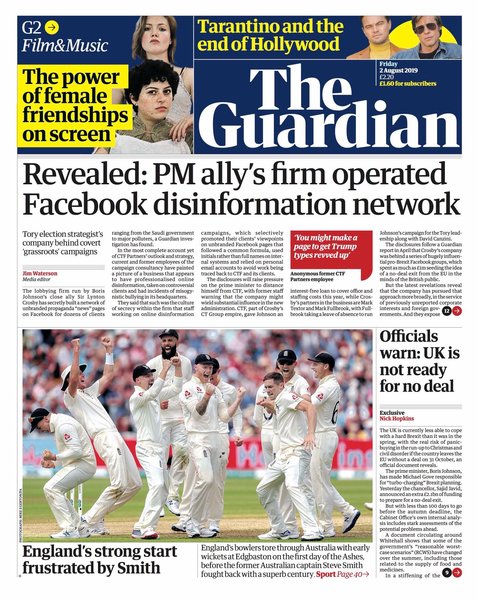 Westministenders: Brexit Preppers Are Traitors Who Don't Believe Enough