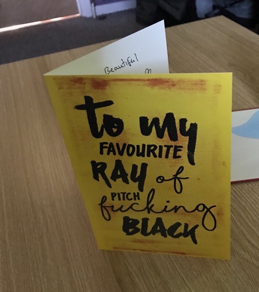 AIBU not to find this card cute? (Pic included)
