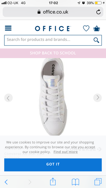 White trainers