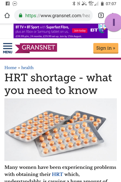 MENOPAUSE is NOT a problem for just grandmothers