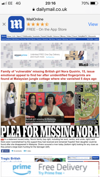 Missing Nora