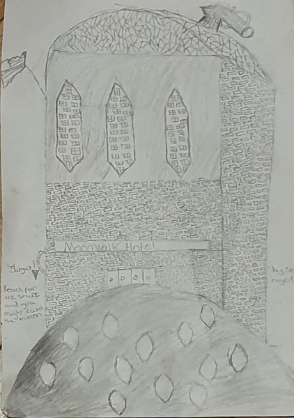 What should the first hotel on the moon look like? Share your children’s drawings