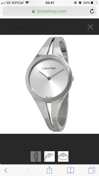 Calvin Klein bangle watch