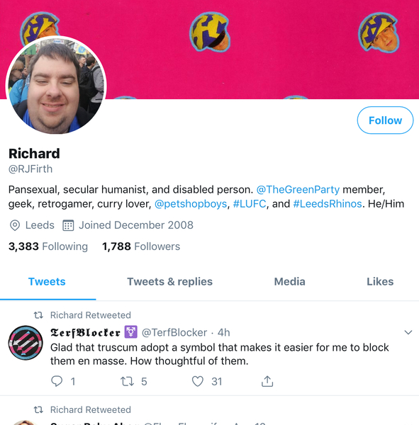 Challenor showing off their 'new' birth certificate