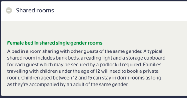Shocked by YHA transgender policy wording