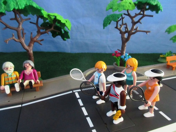 It's the summer holiday season for the Playmobil people in our house...