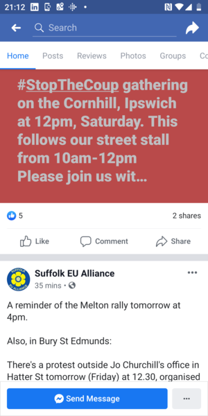 Protests against Brexit.*title edited by MNHQ at OP's request*