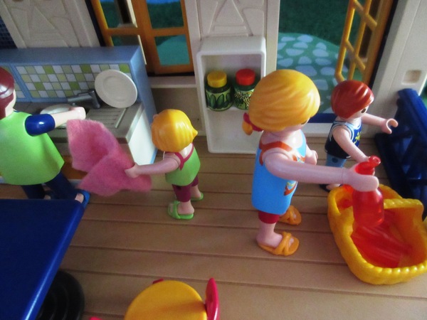 It's the summer holiday season for the Playmobil people in our house...