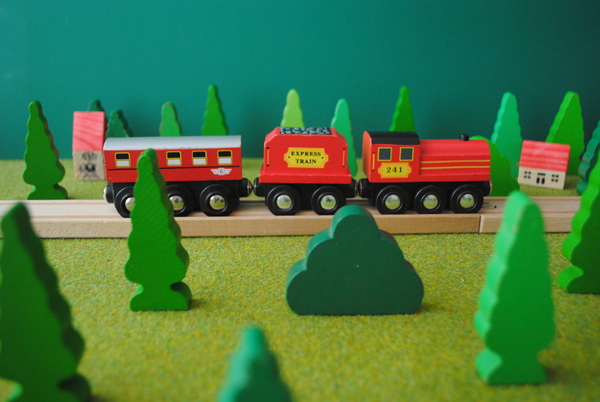 Do you or your children like wooden trains? Or stop motion?