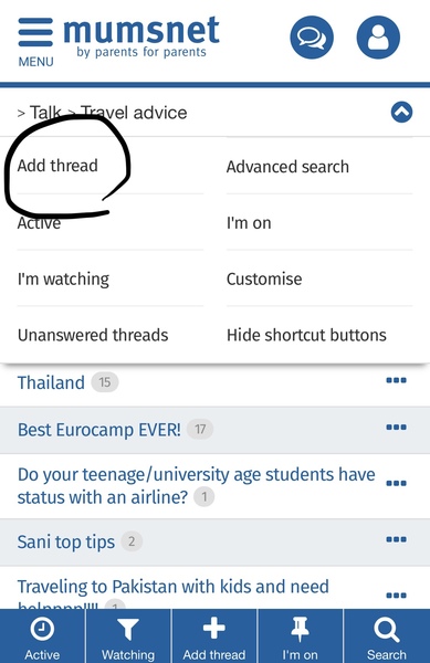 Can't start a new thread in certain topics as I can't add a topic