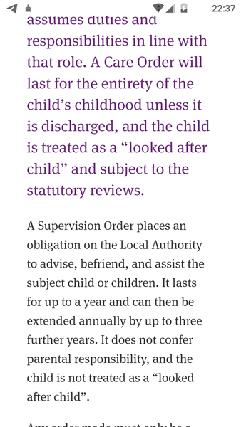 People who have never experienced being in family court