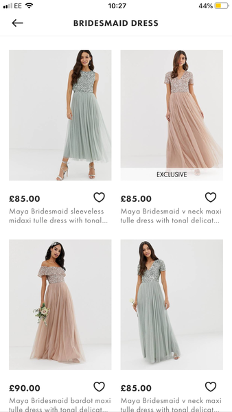 Bridesmaid dresses - would these look odd?