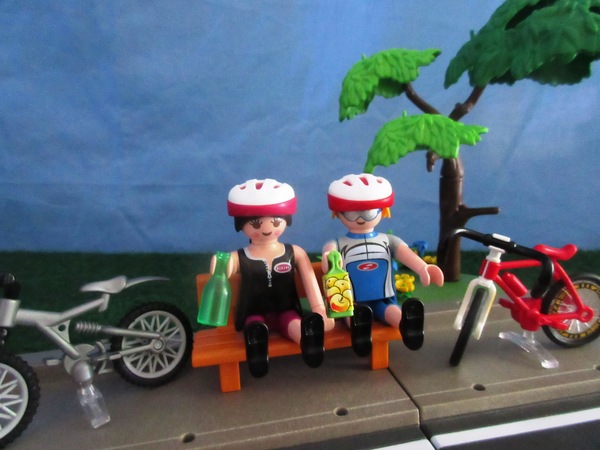 It's the summer holiday season for the Playmobil people in our house...