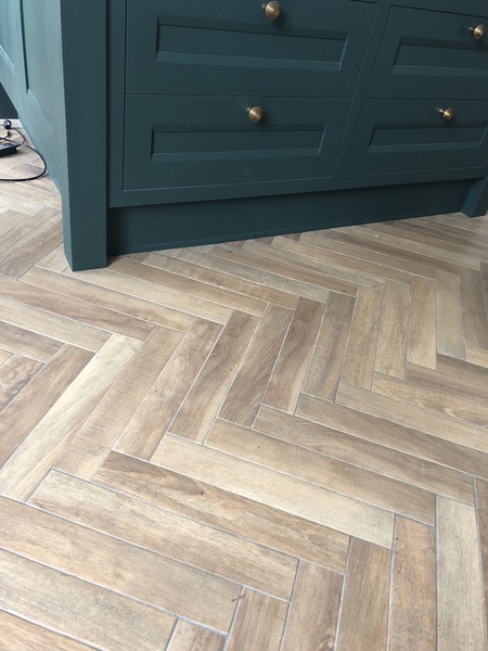 Engineered Wood Parquet or Cement style tikes for flooring -PLEASE help me choose?!