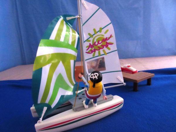 It's the summer holiday season for the Playmobil people in our house...