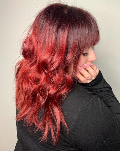 Bottle blond to bottle redhead ?
