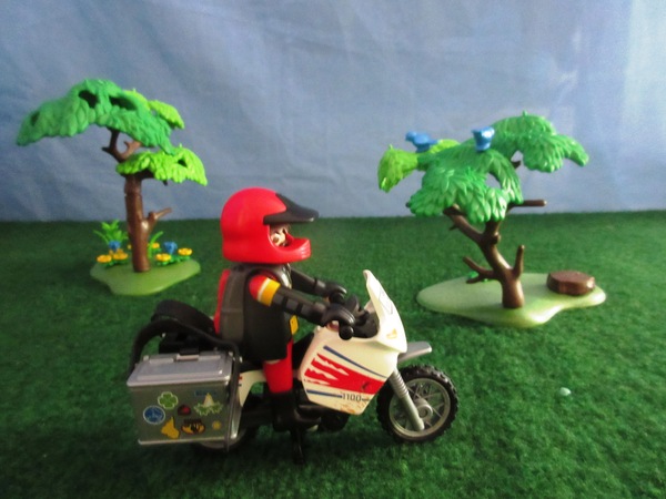 It's the summer holiday season for the Playmobil people in our house...