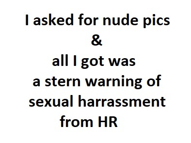 Inappropriate request at Work - AIBU?