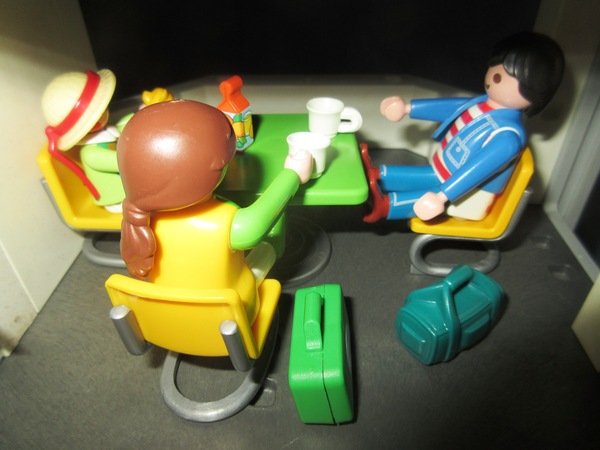 It's the summer holiday season for the Playmobil people in our house...