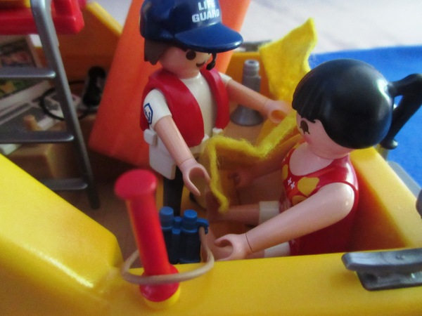 It's the summer holiday season for the Playmobil people in our house...