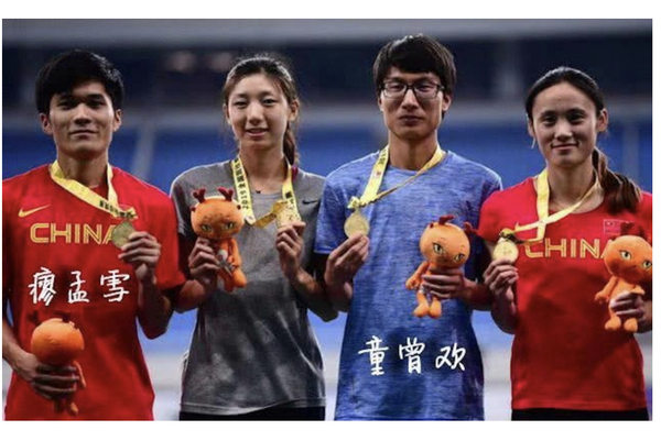 Athletics: China field a women’s relay team featuring two men
