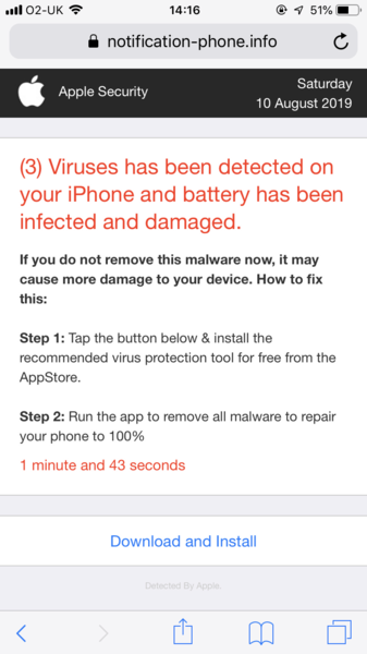Seriously? Is MN the most vulnerable website in the world?