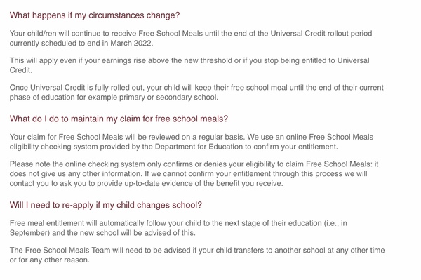Universal Credit & Free School Meals Help Please?