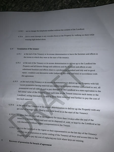 What are my rights? Moving house
