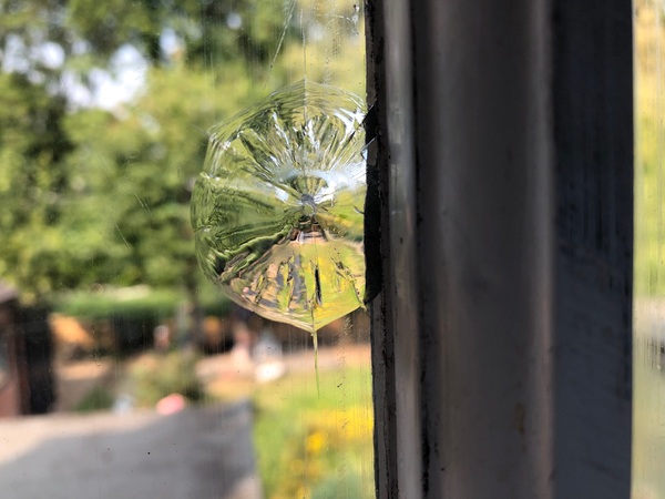 To think someone’s been shooting at the house?