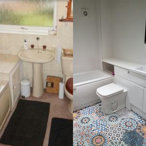 Show me your bathrooms please