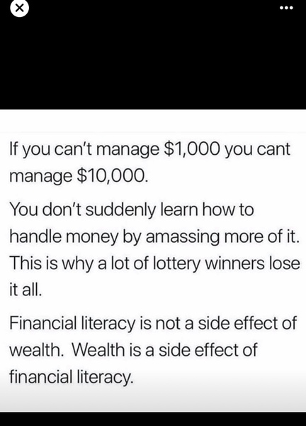 To think this saying is so true!!