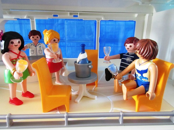 It's the summer holiday season for the Playmobil people in our house...