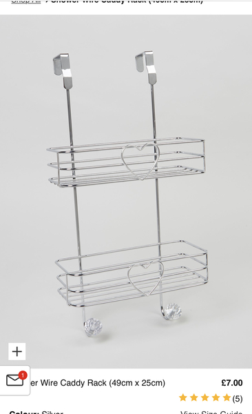 I’m looking for a wide hook shower caddy