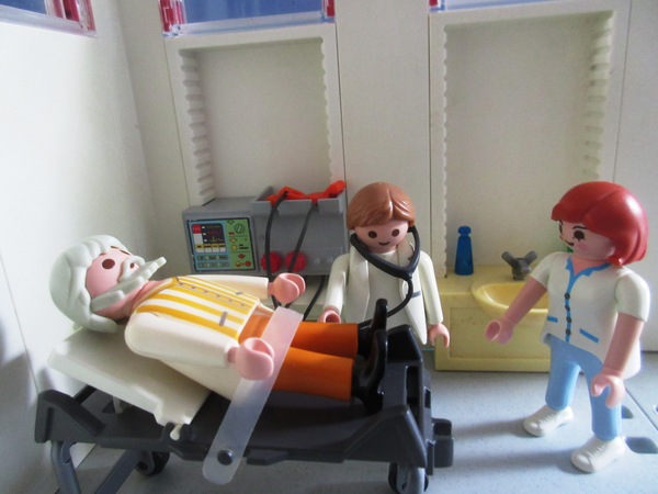 It's the summer holiday season for the Playmobil people in our house...