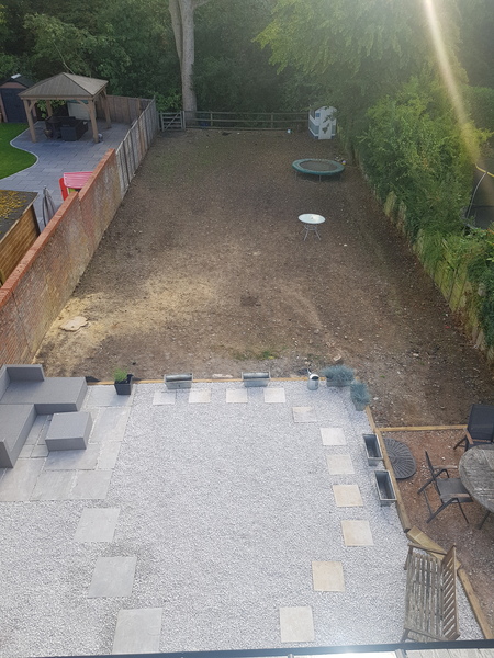 Best stone to use for a temporary patio?