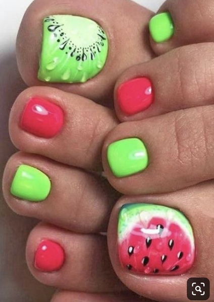 Summer holiday nail colours, inspire me.