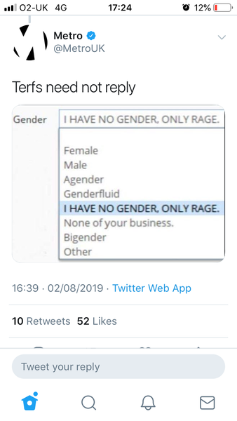 Fucking Metro using hate speech
