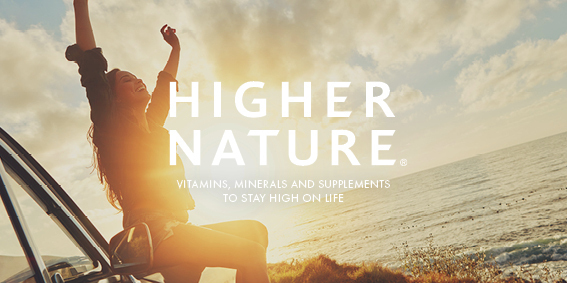 Get 20% off Higher Nature vitamins