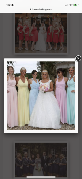 Bridesmaid dresses - would these look odd?