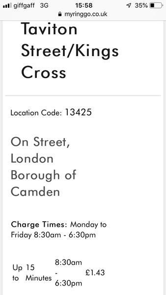 Urgent- parking help at UCL hospital!