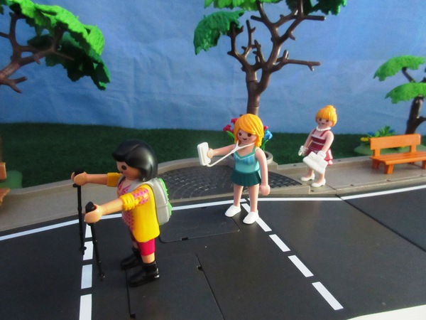 It's the summer holiday season for the Playmobil people in our house...